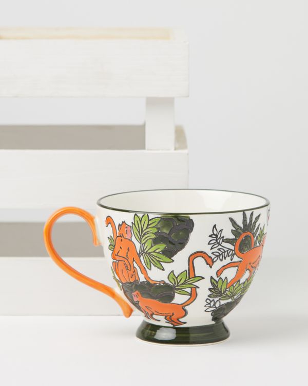 Carolyn Donnelly Eclectic Floral Painted Mug