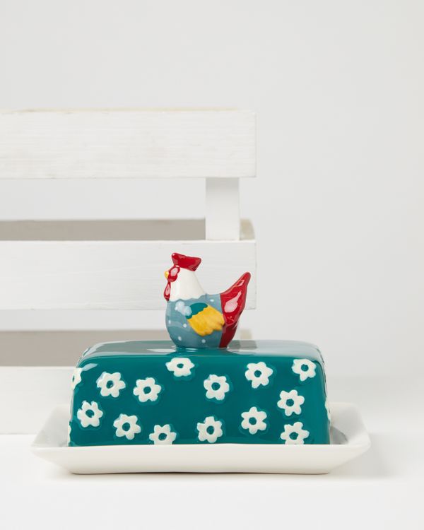Carolyn Donnelly Eclectic Chicken Butter Dish