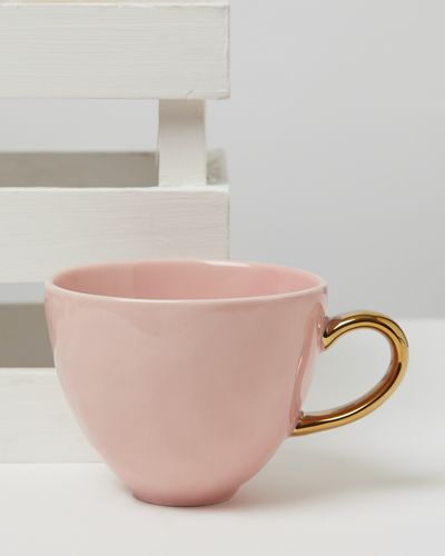 Carolyn Donnelly Eclectic Dimple Mug With Gold Handle thumbnail