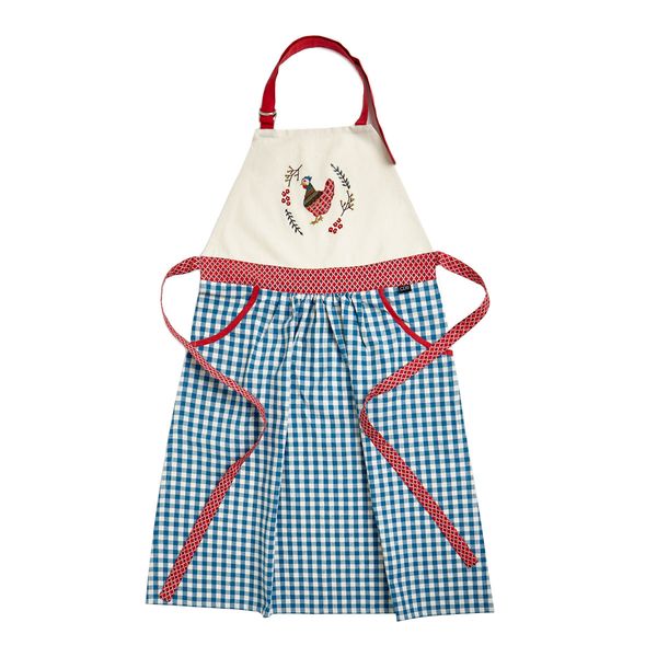 Carolyn Donnelly Eclectic Chicken Woven Apron