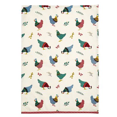 Carolyn Donnelly Eclectic Chicken Tea Towel thumbnail