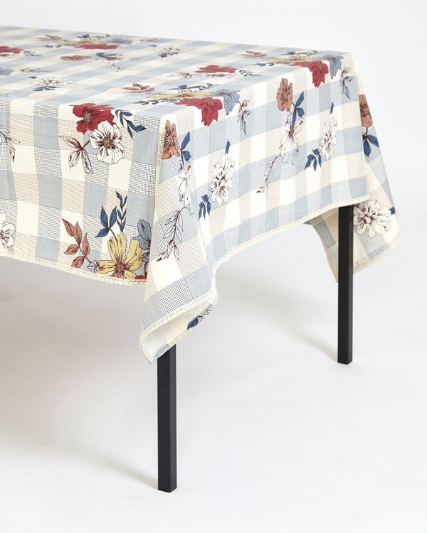 Carolyn Donnelly Eclectic Meadow Printed Tablecloth