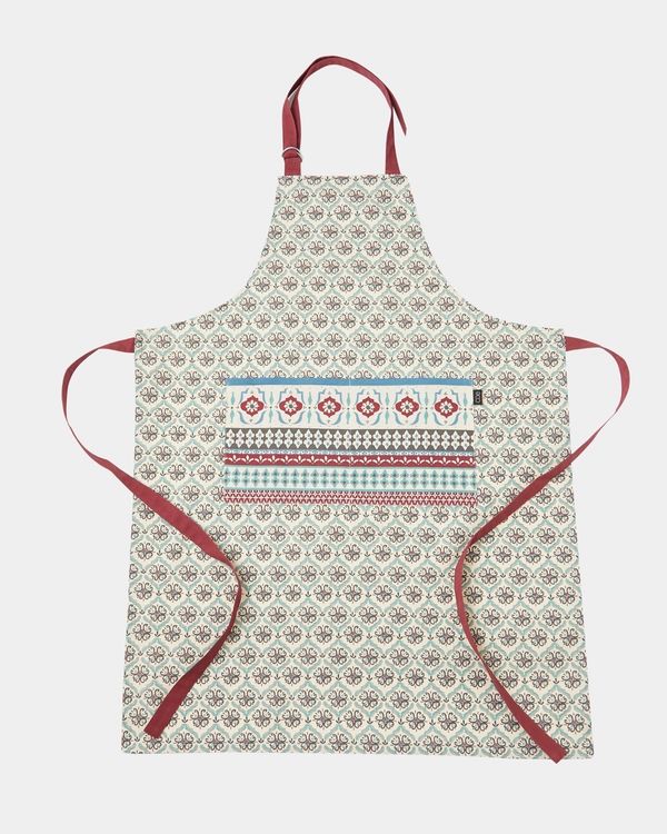 Carolyn Donnelly Eclectic Tile Printed Cotton Apron