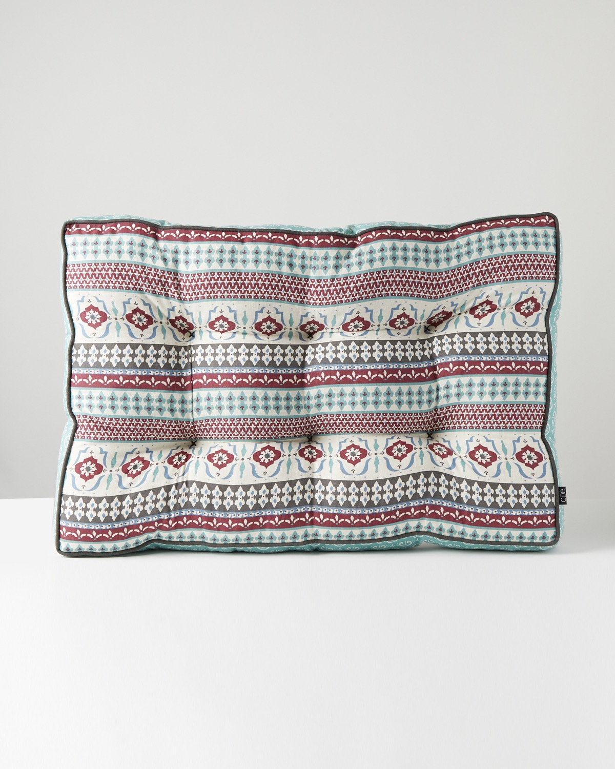 Carolyn Donnelly Eclectic Tile Print Cotton Seatpad