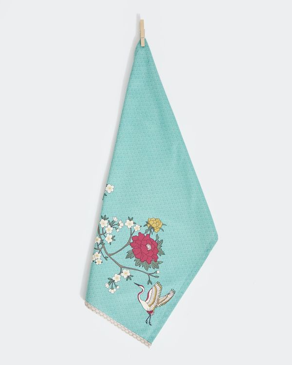 Carolyn Donnelly Eclectic Sakura Flat Weave Tea Towel