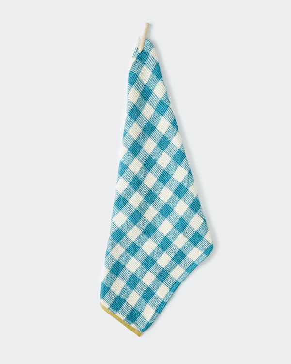 Carolyn Donnelly Eclectic Check Waffle Tea Towel
