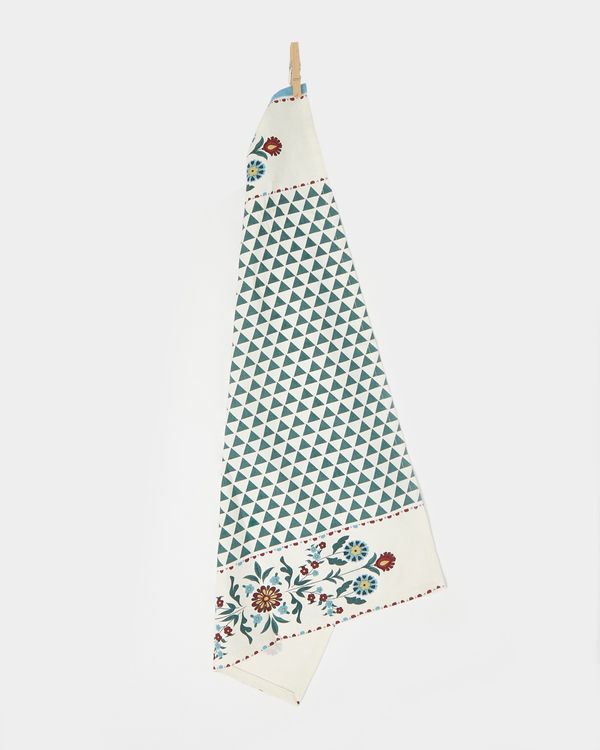 Carolyn Donnelly Eclectic Vintage Floral Printed Tea Towel