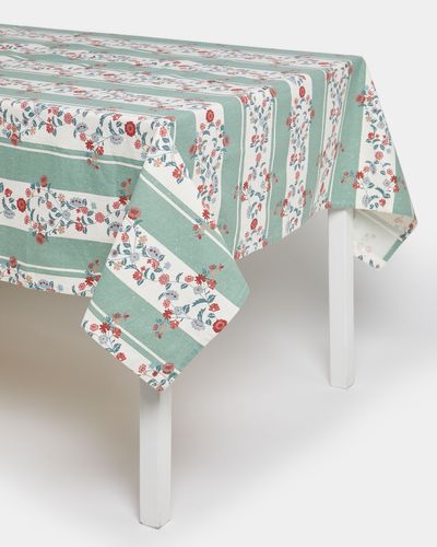 Carolyn Donnelly Eclectic Floral Tablecloth thumbnail