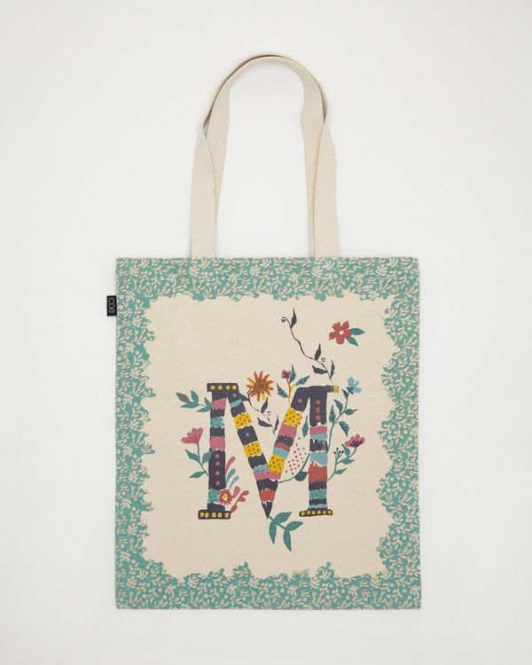 Carolyn Donnelly Eclectic Alphabet Tote Bag