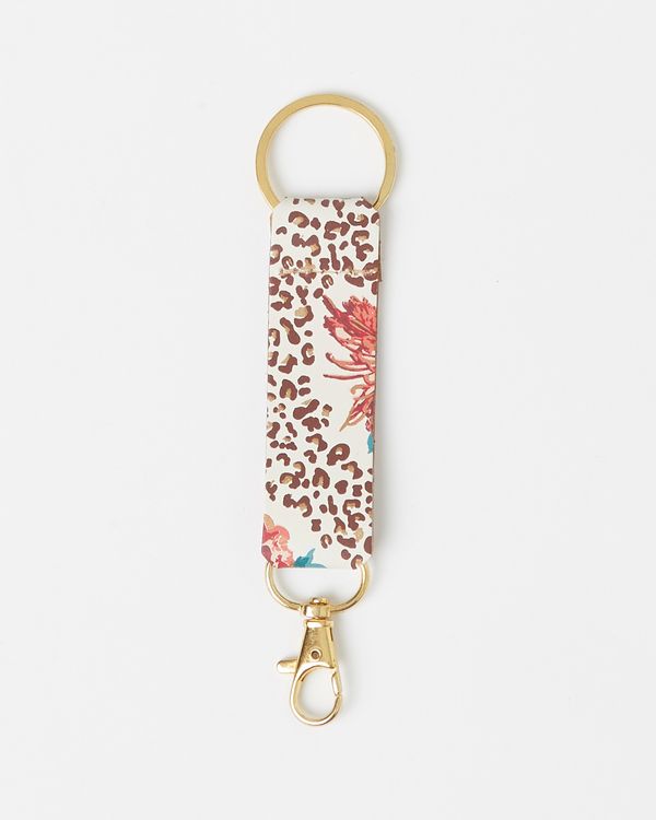Carolyn Donnelly Eclectic Leather Key Chain
