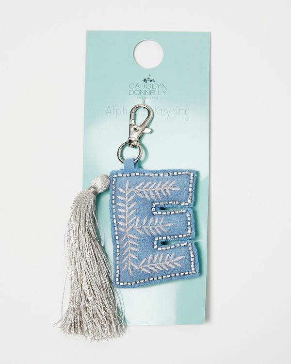 Carolyn Donnelly Eclectic Alphabet Key Ring