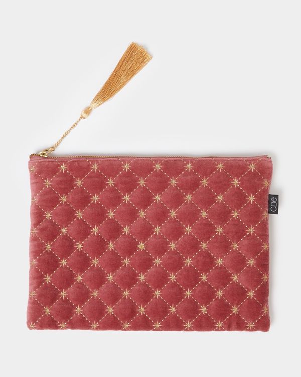 Carolyn Donnelly Eclectic Quilted Pouch
