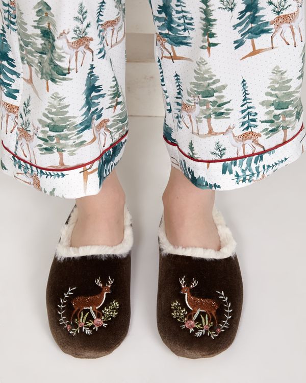 Carolyn Donnelly Eclectic Deer Slipper