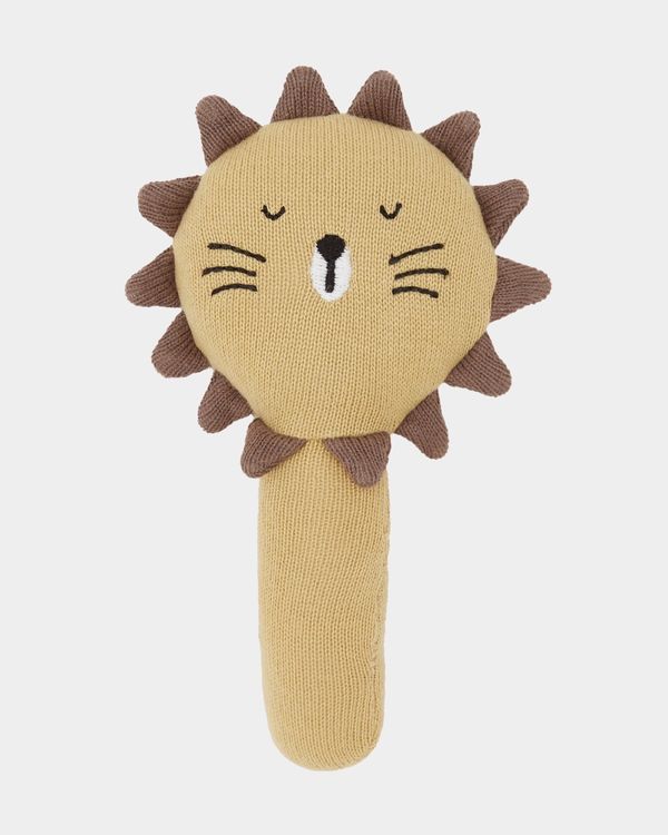 Carolyn Donnelly Eclectic Sleepy Lion Rattle