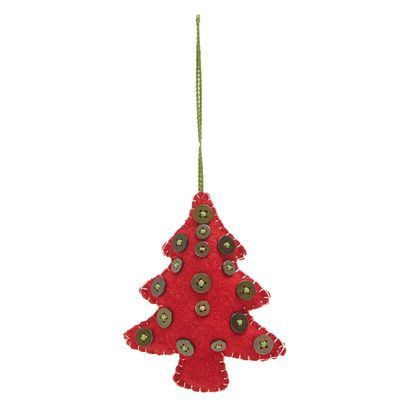 Carolyn Donnelly Eclectic Felt Button Christmas Tree thumbnail