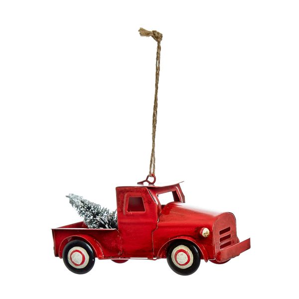 Carolyn Donnelly Eclectic Metal Truck With Tree