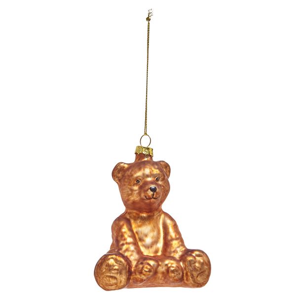 Carolyn Donnelly Eclectic Glass Bear Decoration