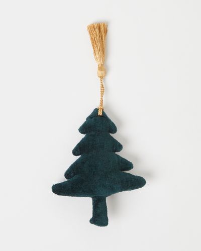 Carolyn Donnelly Eclectic Velvet Tree Decoration With Tassel thumbnail