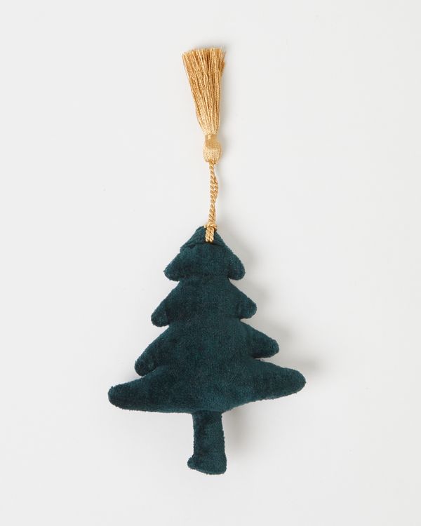 Carolyn Donnelly Eclectic Velvet Tree Decoration With Tassel