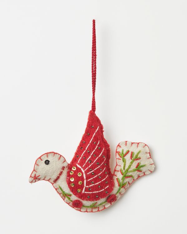 Carolyn Donnelly Eclectic Sequin Dove Decoration