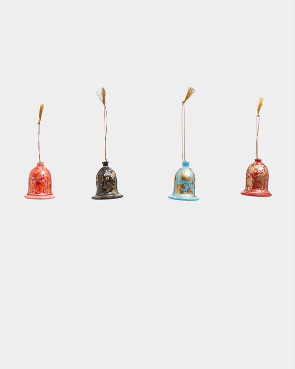 Carolyn Donnelly Eclectic Bell Decorations - Pack Of 4
