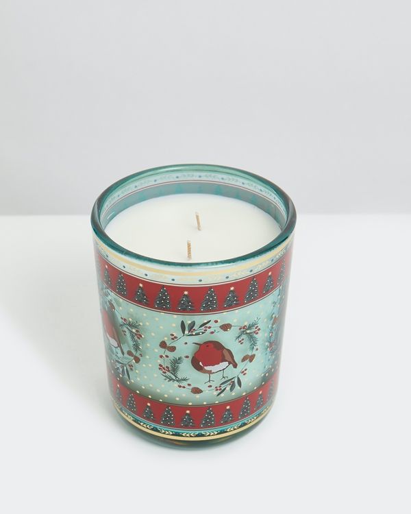 Dunnes Stores | Red Carolyn Donnelly Eclectic Decal Candle