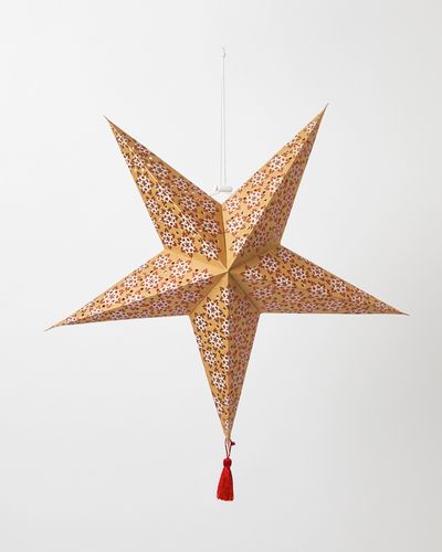 Carolyn Donnelly Eclectic Paper Star With Tassel thumbnail