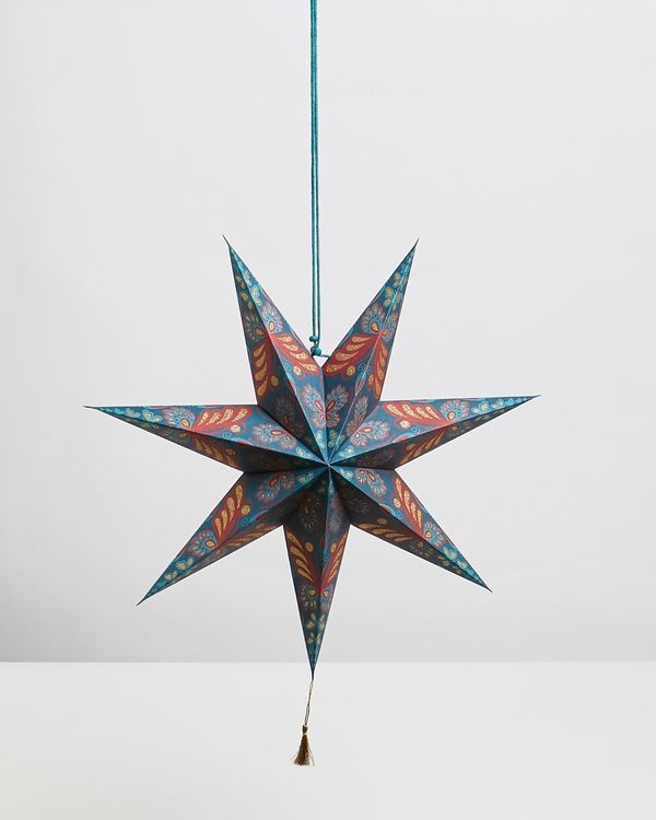 Carolyn Donnelly Eclectic Tassel Paper Star