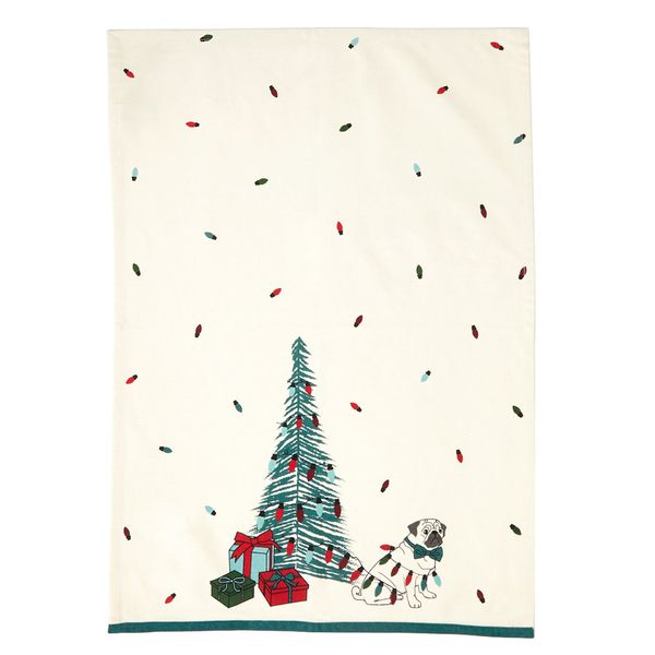 Carolyn Donnelly Eclectic Christmas Tea Towel