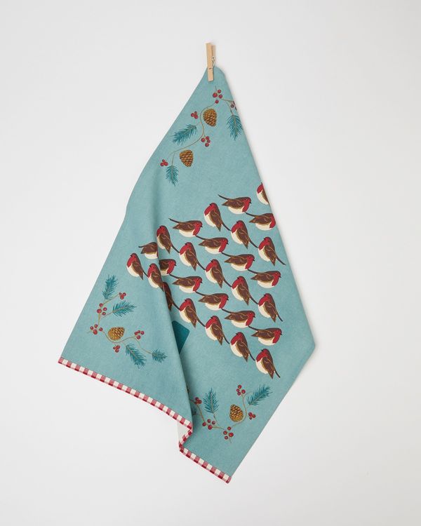 Carolyn Donnelly Eclectic Festive Flat Weave Teatowels