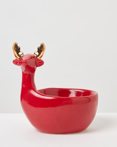 Carolyn Donnelly Eclectic Reindeer Dip Bowl thumbnail
