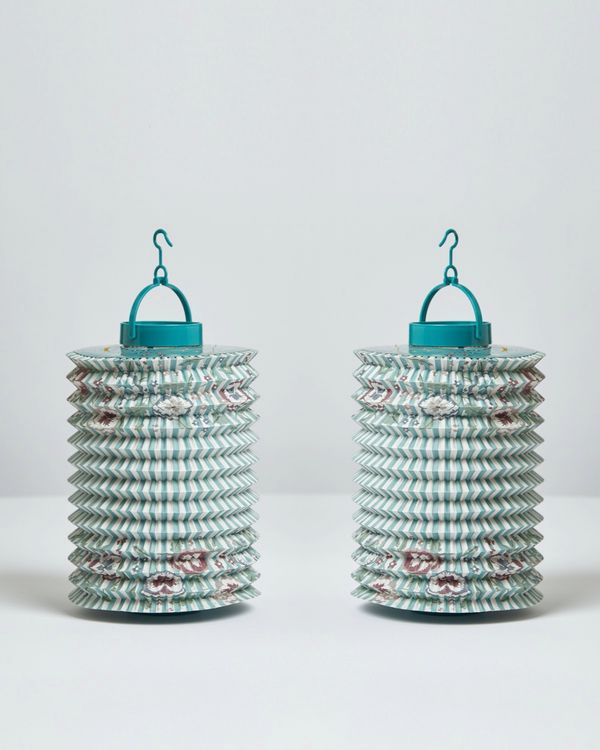 Carolyn Donnelly Eclectic Paper Lanterns - Set Of 2