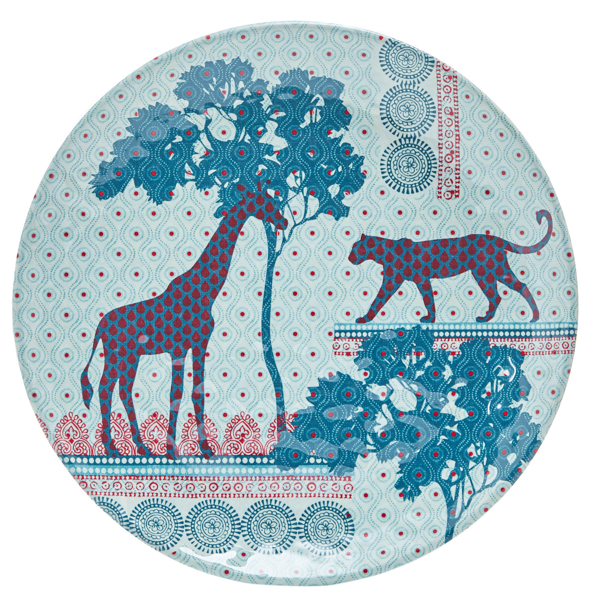 Dunnes Stores | Multi Carolyn Donnelly Eclectic Safari Melamine Plate