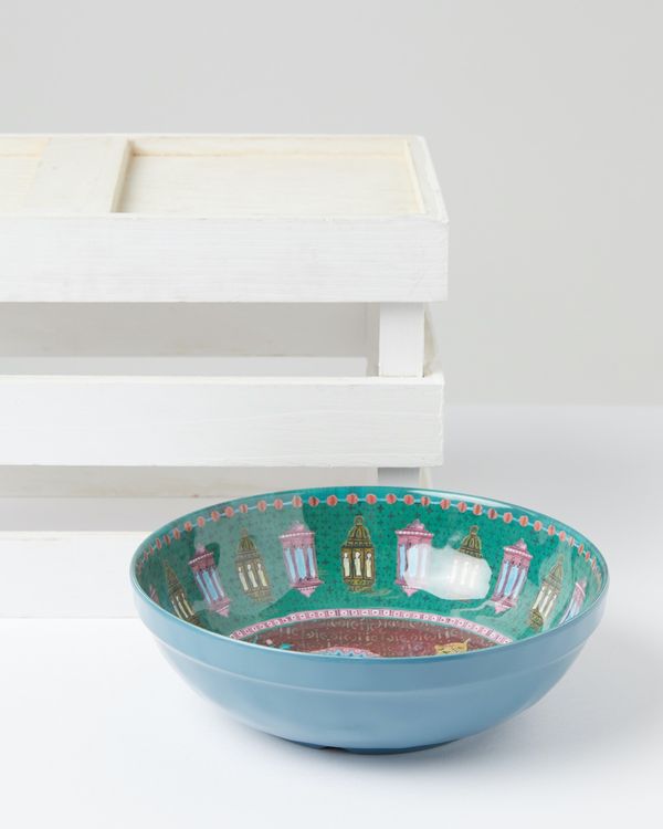 Carolyn Donnelly Eclectic Marrakesh Melamine Salad Bowl