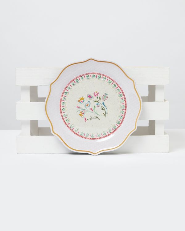 Carolyn Donnelly Eclectic Scalloped Melamine Side Plate