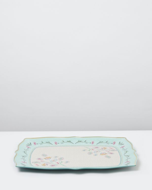 Carolyn Donnelly Eclectic Scalloped Melamine Platter