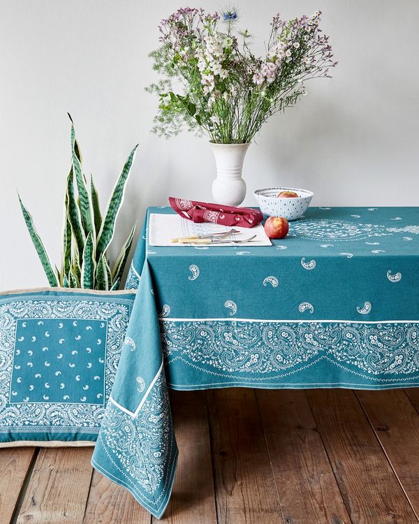 Carolyn Donnelly Eclectic Paisley Tablecloth