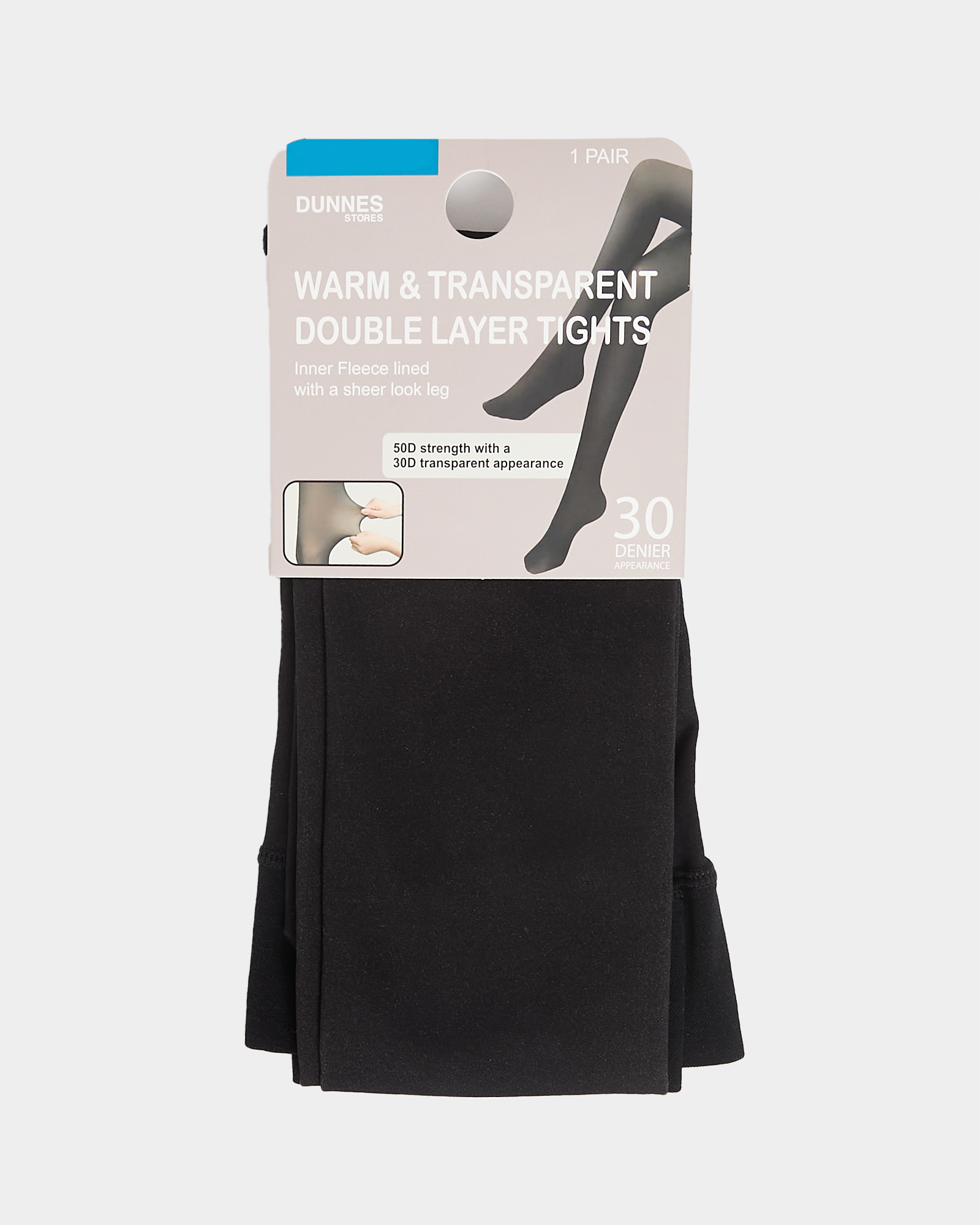 Dunnes Stores  Black Revitalising 60D Support Opaque Tights
