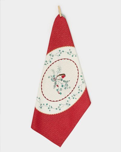 Carolyn Donnelly Eclectic Robin Tea Towel