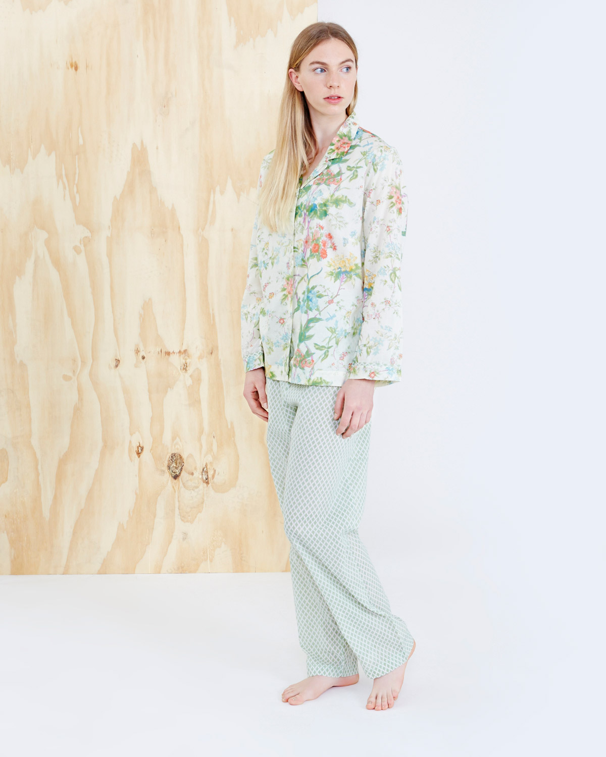 Dunnes Stores | Green Carolyn Donnelly Eclectic Riva Pyjama Set