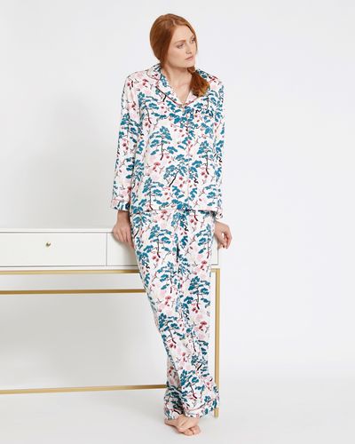 Carolyn Donnelly Eclectic Boxed Osaka Hammered Satin Pyjama Set thumbnail