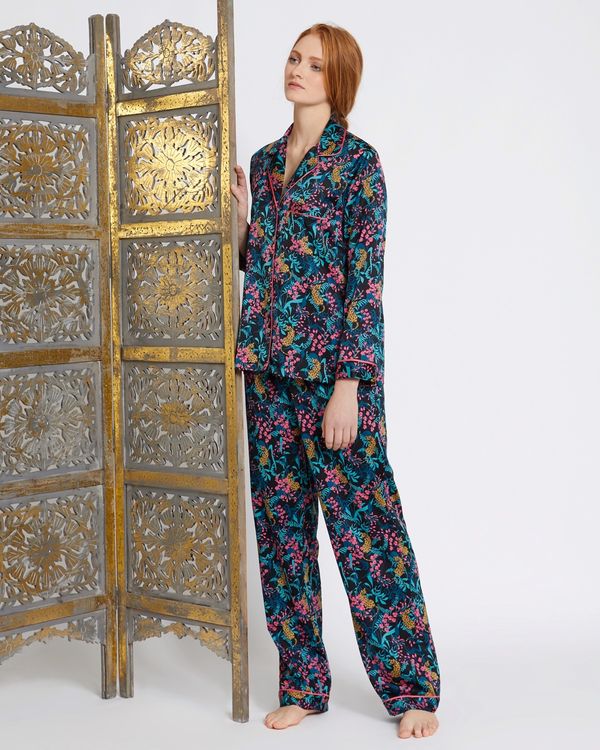 Carolyn Donnelly Eclectic Boxed Osaka Hammered Satin Pyjama Set