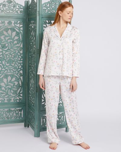 Carolyn Donnelly Eclectic Flora Satin Pyjama Set In Box thumbnail