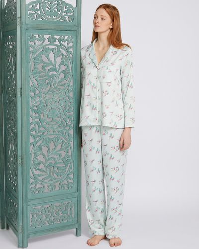Carolyn Donnelly Eclectic Birdy Satin Pyjama Set In Box thumbnail