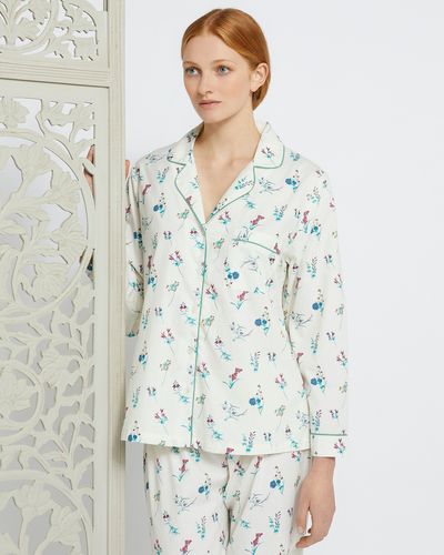 Carolyn Donnelly Eclectic Floral Print Pyjama Top thumbnail