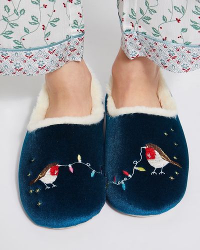 Carolyn Donnelly Eclectic Robin Slippers
