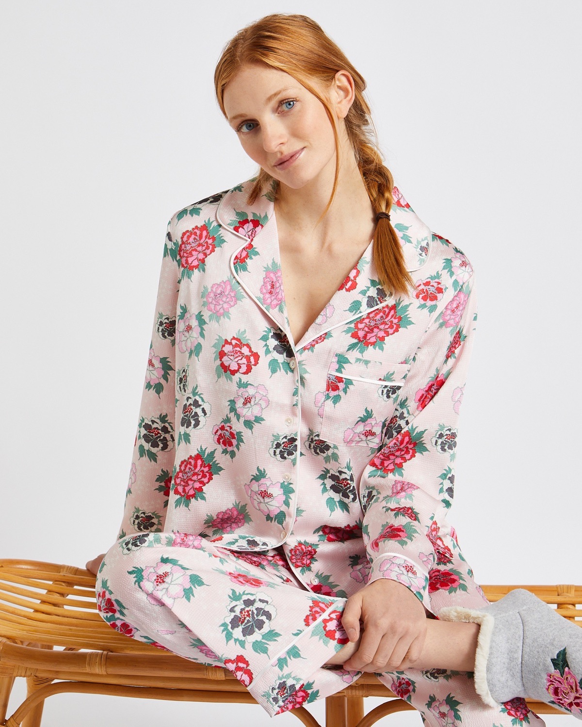 Dunnes Stores | Pink Carolyn Donnelly Eclectic Pink Floral Boxed Pyjamas