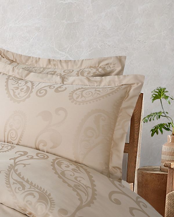 Michael Mortell Feather Oxford Pillowcase