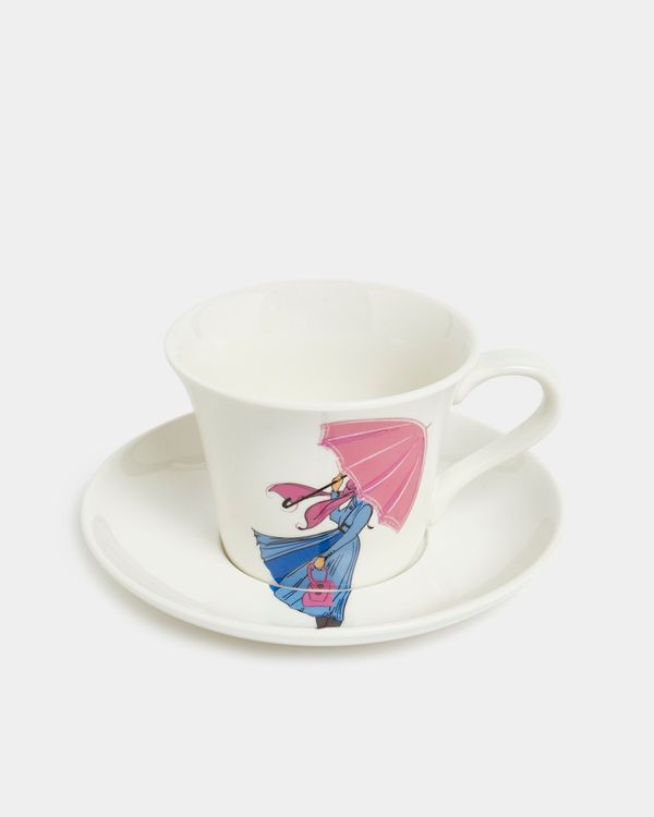 Paul Costelloe Living Lady Teacup And Saucer