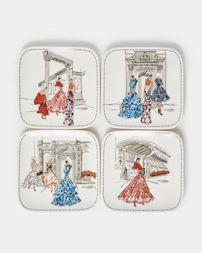 Paul Costelloe Living Lady Side Plate - Set Of 4